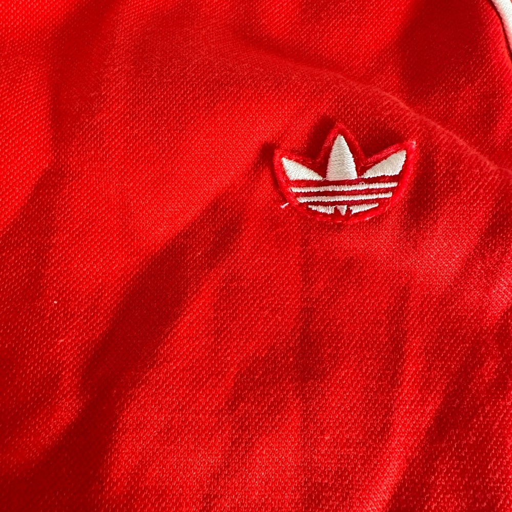 Adidas Originals Women's Red Bomber Jacket - Picture 5 of 6
